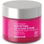 Andalou Naturals Sensitive 1000 Roses Perfecting Lip Sugar Scrub (0.5 oz)