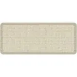 GelPro NewLife Designer Comfort Kitchen Floor Mat 20x48 Tweed Antique White, Size: 20 inch x 48 inch