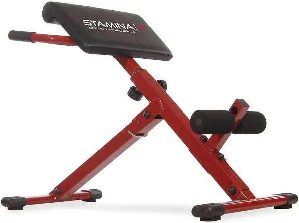 Stamina X HYPER BENCH Adjustable Abs Back Extension Exercise Roman Chair 20-2015