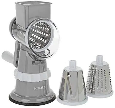 Kitchen HQ Speed Grater and Slicer with Suction Base Refurbished White