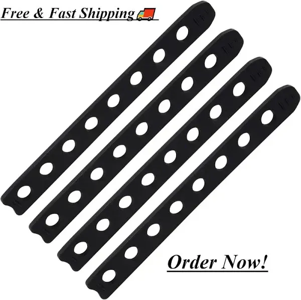 4 Pack Replacement Rubber Strap for Bike Rack Cradle Compatible with Thule 534