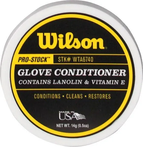 Wilson Pro Stock Glove Conditioner Oil Paste Baseball Softball Mitt Soften