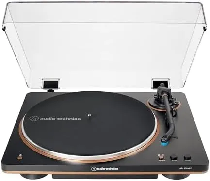 Audio-Technica AT-LP70XBT Belt-drive Turntable with Bluetooth - Black/Bronze