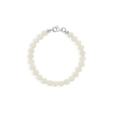 In Season Jewelry Girls' Classic Cultured Pearl Strand Bracelet