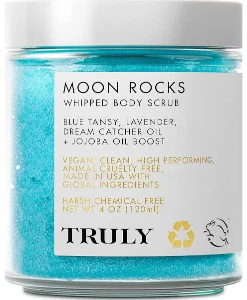 Truly Beauty Pre-Shave body Scrub - Gentle and Fluffy Body Scrubs for Women Exfoliation, Exfoliator for Bikini Area with Ingrown Hair Treatment and Bikini Hair Removal Scrub.