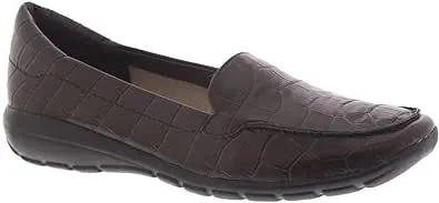 Easy Spirit Womens Abide Croco Print Casual Flats