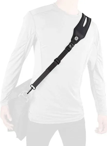 Ultra Comfortable Ergonomic Bag Strap with Cushioned Shoulder Pad. Fits Duffle, Messenger, Laptop, Gym Bag