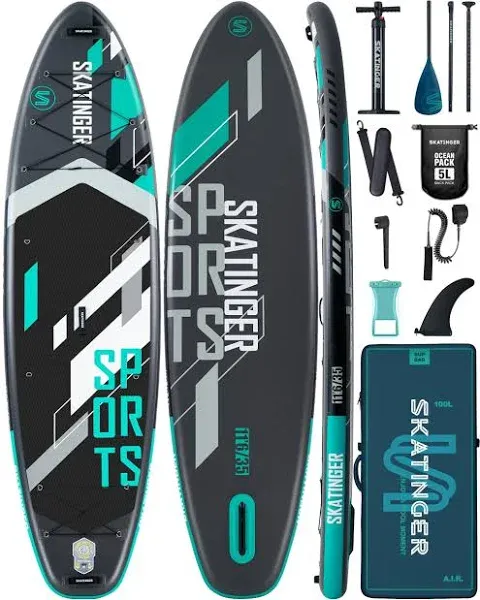 11&#039;6×35&#034; Super Wide Inflatable Stand Up Paddle Board, Ultra Stable asiaticus