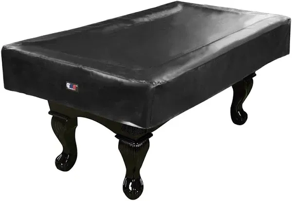 GSE Billiard Pool Table Covers, 7&#039;/8&#039;/9&#039; Heavy Duty Leatherette Black - 7ft