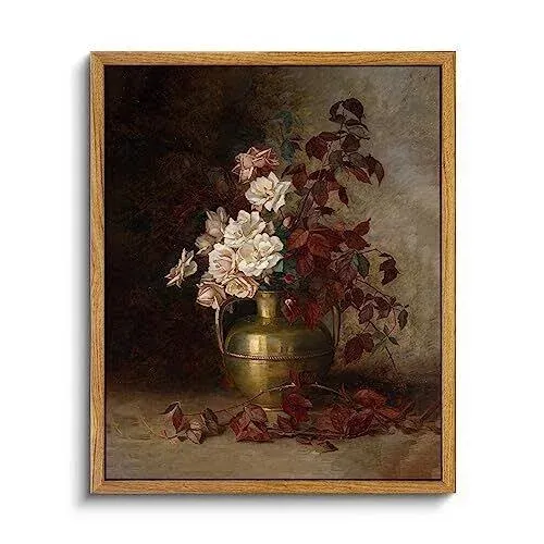 VIYYIEA Vintage Flower Wall Art