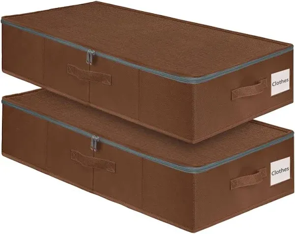 Underbed Storage Box Under Bed Clothes Organizer With Sturdy Structure And Ultra