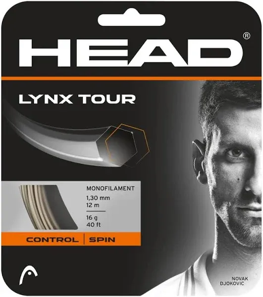 Head Lynx Tour 1.25mm Tennis String Set - Orange