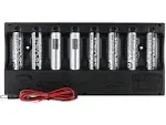 Streamlight 8 Unit Bank Charger with Batteries - DC Charge Cord