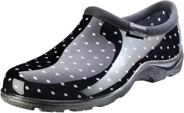 Sloggers 5113BP06 Polka Dot Collection Women&#039;s Rain &amp; Garden Shoe, Size 6