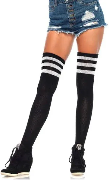 Athletic Thigh High Black/Orange