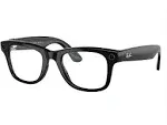 Ray Ban Meta Wayfarer - Shiny Black Clear