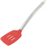 Regalwoven Silicone Slotted Non stick Heat Resistant Pancake Turner Spatula