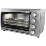 Black & Decker 9-Slice Rotisserie Convection Oven Stainless Steel