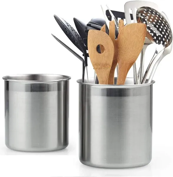 Cook N Home Jumbo 2PC Set Utensil Holder