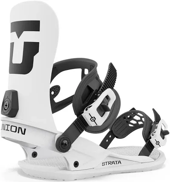 Union Strata Snowboard Bindings 2024 - White M