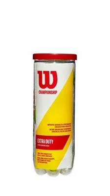 Wilson New Sealed Can of Championship Extra Duty Tennis Balls WRT1001