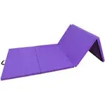 BalanceFrom Fitness GoGym 120x48in All Purpose Folding Gymnastics Mat, Purple