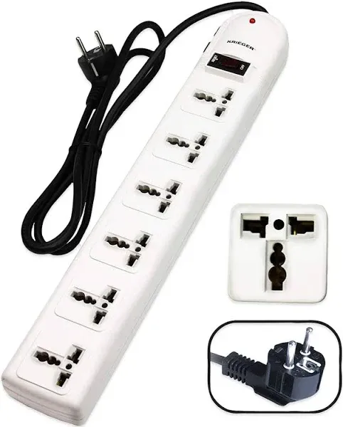 Krieger Universal Power Strip Surge Protector