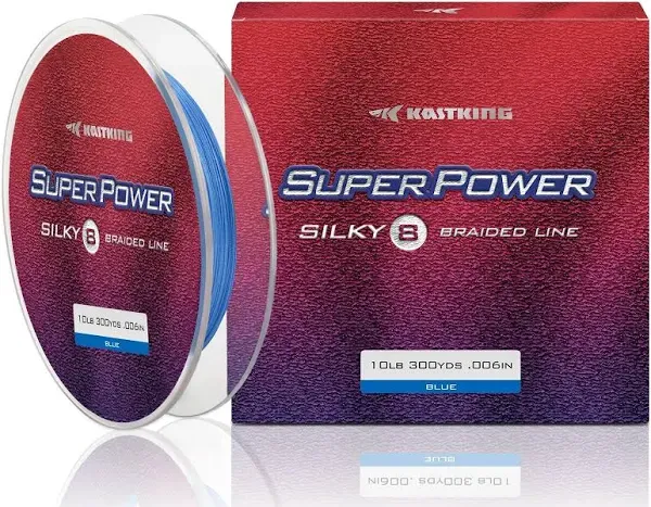 KastKing SuperPower Braided Fishing Line - Abrasion Resistant Braided Lines – Incredible Superline – Zero Stretch – Smaller Diameter – A Must-Have!