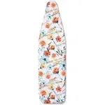 Juvale Ironing Board Cover with Floral Print Padding Drawstring Standard Size 15 x 54 in