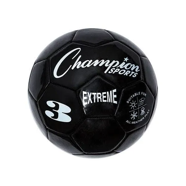 Champion Sports - Extreme Soccer Ball, Size 3, Blue