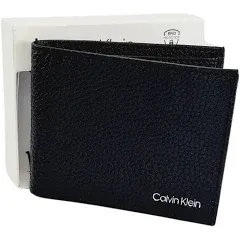 Calvin Klein Men's RFID Blocking Leather Bifold Wallet