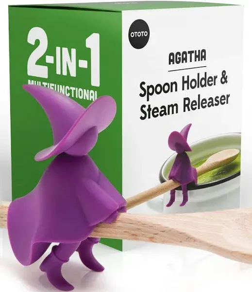 OTOTO Agatha Spoon Holder for Stove Top - Witchy Gifts for Homecooks - Spatul...