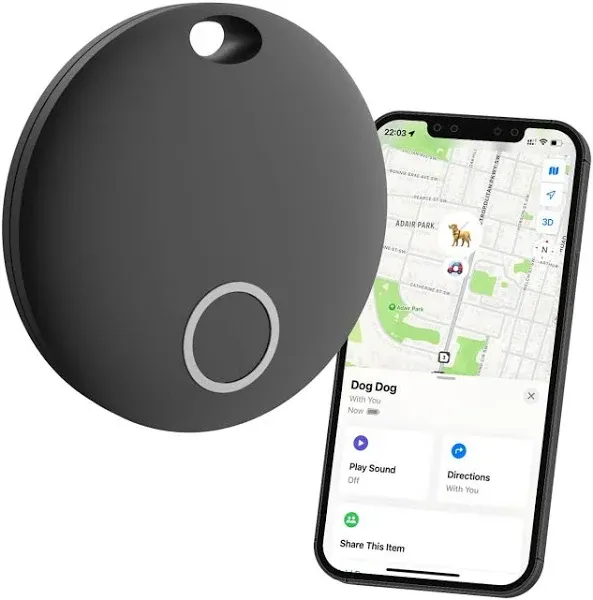 Air Tags-2 Pack GPS Tracker, Key Finder Bluetooth Luggage Tracker with Keychain, Works with Apple Find My (iOS Only), Item Locator for Key, Wallet, Suitcase, Bags, IP67 Waterproof, Battery Include