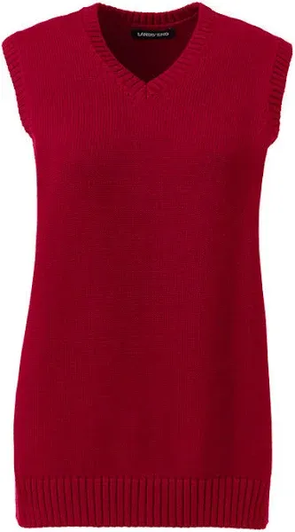 Lands' End Women's School Uniform Sweater Vest