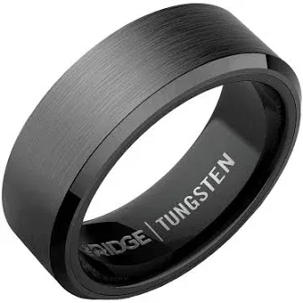 Gunmetal Beveled Ring