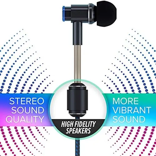 DefenderShield Air Tube Stereo Earbuds