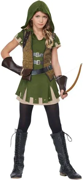 Miss Robin Hood Renaissance Girls Tween Costume