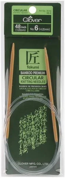 Clover Takumi Premium Bamboo Circular Knitting Needles