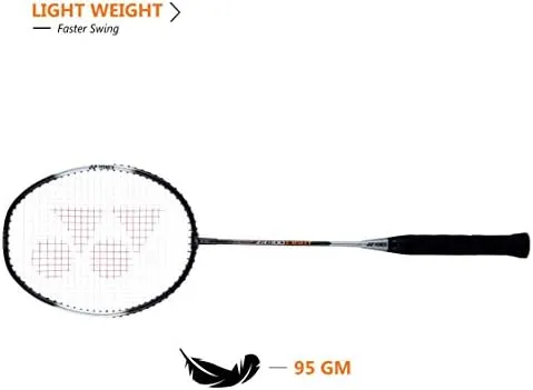 ZR 100 Light Aluminum Blend Badminton Racquet with Full Cover, Set of 2