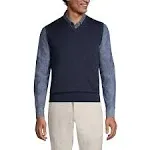 Lands' End Men's Cotton Modal Sweater Vest