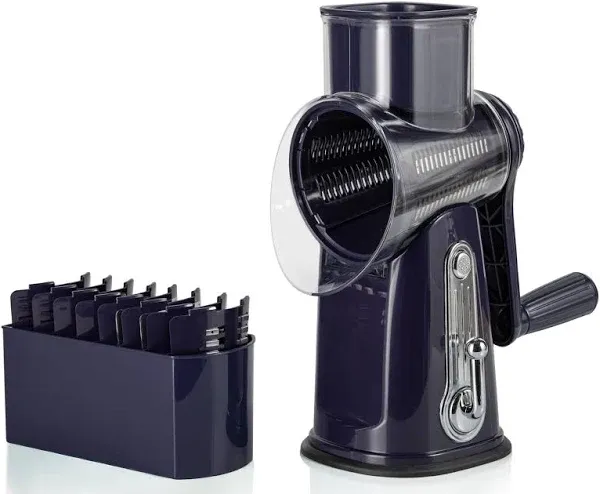 5 in 1 Rotary Cheese Grater with Handle