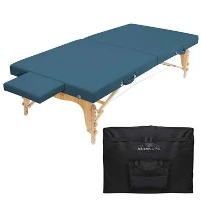 Saloniture Portable Physical Therapy Massage Table - Low to Ground Stretching Tr