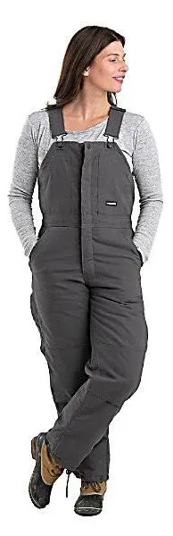 Berne Women's Softstone Duck Insulated Bib Overall