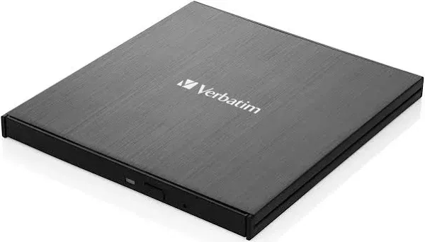 VERBATIM External Slimline USB 3.2 Gen 1 Blu-Ray Writer - Black BRAND NEW