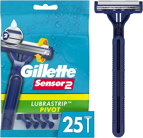 Gillette Men's Sensor2 Pivoting Head Disposable Razors