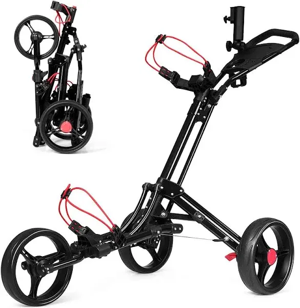 Costway Lightweight Foldable Golf Push/ Pull Cart