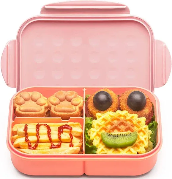 Miss BIG Bento Box, Bento Lunch Box for Kids Lunch Box Leak Proof,No BPAs and No Chemical Dyes,Microwave and Dishwasher Safe Bento