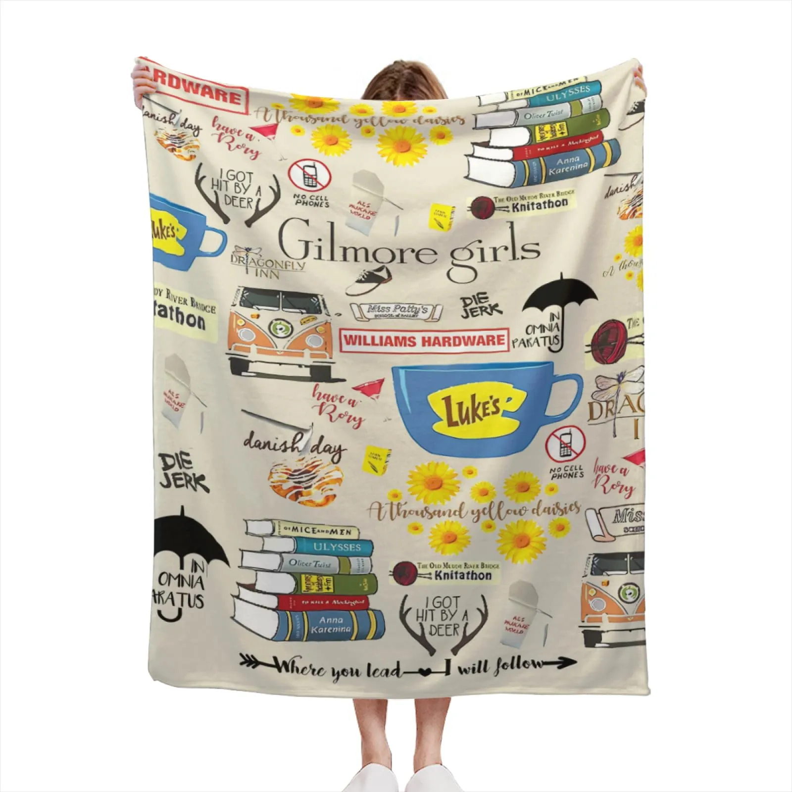 Gilmore Girls Ultra-Soft Fleece Throw Blanket