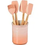 Le Creuset Craft Series 5-Piece Utensil Set with Crock Peche