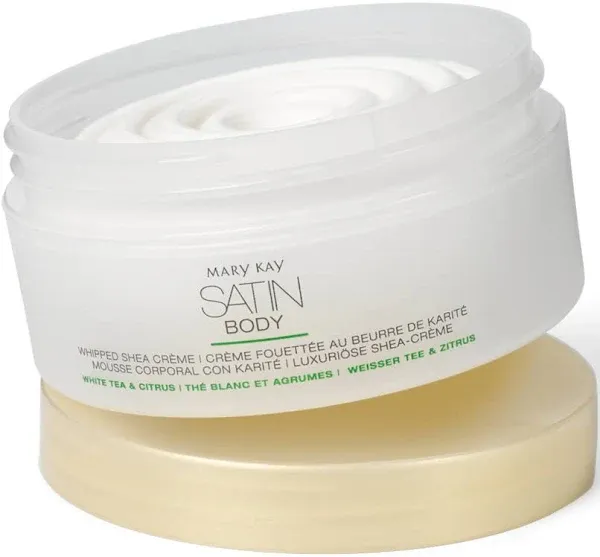 Mary Kay Satin Body Whipped Shea Creme White Tea & Citrus 4oz